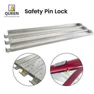 Plateforme en acier galvanisé LINYIQUEEN 1800x490mm, type italien, planches d'échafaudage en acier, goupille de sécurité pour échafaudage de façade - Product Image 4