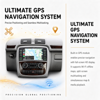 Autoradio Android 9 pouces pour Mercedes-Benz Classe R W251 R280 R300 R350, système multimédia sans fil CarPlay et Android Auto