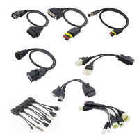 Câble de connexion OBD OBDII 12 broches mâle 16 broches femelle Câble adaptateur de diagnostic de voiture pour véhicules GM Machines automobiles électroniques