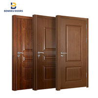 Porte Intérieure Moderne Étanche en Composite Plastique WPC, Porte en Bois Massif pour Intérieur de Maison et Bureau
