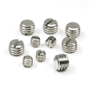 Vis de réglage à fente ISO avec pointe plate pour la fixation de composants de microscope électronique et le positionnement d'équipement optoélectronique de précision - Product Image 3