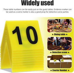 <span class=keywords><strong>Marque</strong></span>-places et numéros de table personnalisés en acrylique, écologiques, imperméables, modernes et minimalistes, imprimés UV double face pour restaurant - Product Image 3