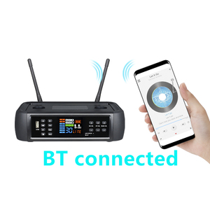 Micrófono Dinámico Inalámbrico Echo Treble Bass BT DSP con Recarga, Diseño Portátil con Cancelación de Ruido para <span class=keywords><strong>Karaoke</strong></span> y Conferencias - Product Image 5
