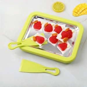 Mùa hè thép không gỉ tấm <span class=keywords><strong>Ice</strong></span> <span class=keywords><strong>Cream</strong></span> Maker tính năng bền vững cho tự chế <span class=keywords><strong>Ice</strong></span> <span class=keywords><strong>Cream</strong></span> công cụ - Product Image 1