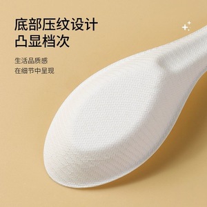 Disposable Paper Pulp <b>Spoon</b> Biodegradable Microwave Safe For Home Takeout Catering Tea <b>Spoon</b> - Product Image 2