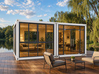 Maison conteneur Boxspace en kit, maison conteneur modulaire préfabriquée, maison conteneur préfabriquée moderne, maison conteneur préfabriquée de 40 pieds