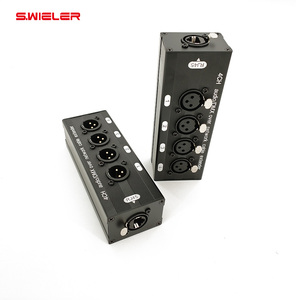 Extensor de Cable de Red <span class=keywords><strong>DMX</strong></span> RJ45 a XLR de 4 Canales, Divisor de Caja de Escenario, Contacto de Cobre Macho/Hembra, Extensor RJ45 XLR/<span class=keywords><strong>DMX</strong></span>/AES - Product Image 2