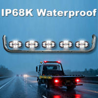 Lumière de travail laser 80W, IP68K, boîtier en aluminium étanche, faisceau bas/haut, lumière stroboscopique DRL, barre lumineuse pour camion/véhicules tout-terrain, ECE R10