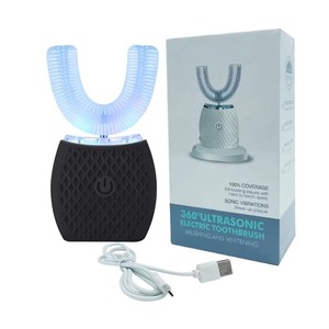 Brosse à dents électrique intelligente en forme de U, douce, rechargeable par USB, pour adultes/famille - Product Image 1