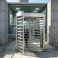 Tourniquet à reconnaissance faciale Fast Pass, passage unique, barrière pleine hauteur pour projets de transport en métro