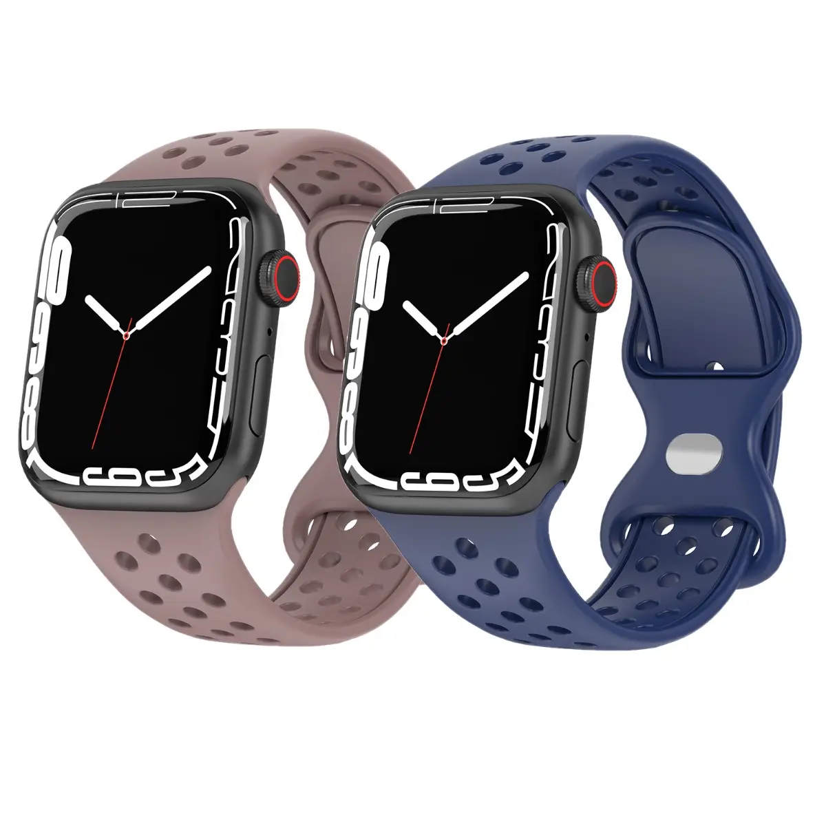 סיטונאי חלת דבש חור iWatch להקות סדרת Ultra 8 7 6 49mm 38mm פרפר אבזם ספורט חכם סיליקון עבור אפל שעון רצועה