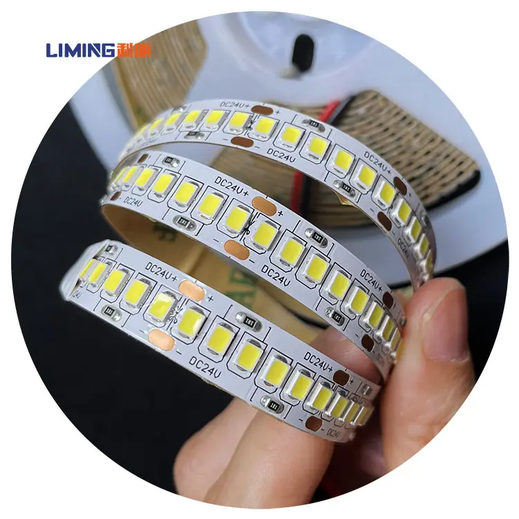 Strip Led Gulungan 10M Tahan Air 240 Led Per Meter Garis Led 2835 Smd 24V Putih Netral