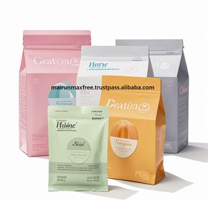 Pochette debout en plastique PE mylar 3.5g personnalisée impression par gravure gomme à mâcher scellée en forme de biscuit gommeux portable étanche à l'humidité - Product Image 1