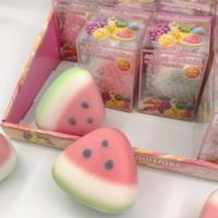 Jouet Squishy Pastèque à Remontée Lente en TPR, Balle Anti-Stress à Presser, Jouet Sensoriel pour Soulager l'Anxiété, Cadeau pour Enfants et Adultes, Vente en Gros