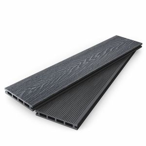 Durevole WPC Decking per uso esterno a lungo termine PVC noce <span class=keywords><strong>Teak</strong></span> legno composito per la pavimentazione Premium Click pavimenti in legno ingegnerizzati - Product Image 5