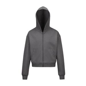 H5526 Fabricant de vêtements, vente en gros, sweats à capuche personnalisés en coton 100% 350 g/m², sweats à capuche pour hommes avec fermeture éclair - Product Image 4