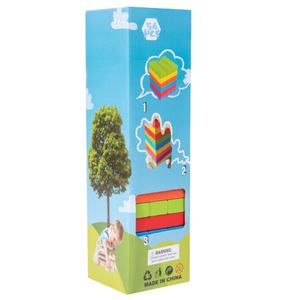 Juguete Educativo para Niños en Oferta, Torre de Madera Clásica, Juego de Apilamiento de Bloques de Madera - Product Image 3