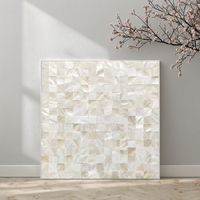 Vente en gros de mosaïques de 300x300 mm sur le thème de l'océan, design coquillage, Foshan, imperméables, texture 3D, carreaux pour maison de plage