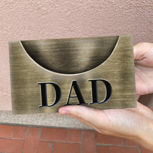 Wooden <b>Hat</b> Rack Baseball Cap Storage <b>Stand</b> Single Layer Desktop Display Shelf For Cloth <b>Hats</b> Dad Engraved - Product Image 3