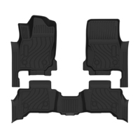 Ensemble de tapis de sol de voiture en caoutchouc de haute qualité 5D aiguilleté 2MM d'épaisseur Ensemble complet pour 4Runner 2025 Accessoires