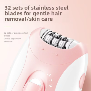 Depiladora Kemei KM-189B <span class=keywords><strong>para</strong></span> Mujer, Diseño Único, Carga Rápida, Resistente al Agua IPX5, Carga USB <span class=keywords><strong>para</strong></span> Uso Doméstico y en el Automóvil - Product Image 1