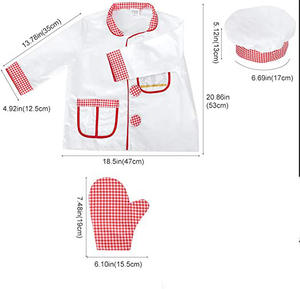 Delantal de Sombrero <span class=keywords><strong>para</strong></span> Niños, Conjunto de Cocina y Horneado, Cosplay de Halloween, Uniforme de Juego de Rol de <span class=keywords><strong>Chef</strong></span>, <span class=keywords><strong>Disfraz</strong></span> de Día de Carrera <span class=keywords><strong>PARA</strong></span> LA Escuela, 29 Piezas - Product Image 3