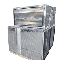Boîte à outils en aluminium pour camions de livraison, légère, pratique, armoire à outils montée sur véhicule, résistante aux rayures, étanche, coffre à outils