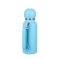 Everich Personnalisable Logo Print Blue round Thermal Ball Pot Sans BPA Garde les boissons chaudes et froides pendant 24 heures