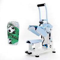 Presse à chaud professionnelle pour protège-tibias de football PYD Life avec écran LCD et tiroir coulissant