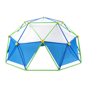 Carpa de Camping para Niños <span class=keywords><strong>con</strong></span> <span class=keywords><strong>Toldo</strong></span>, Estructura Metálica Resistente para Juegos al Aire Libre, Jardín Trasero, para Niños de 3+ Años - Product Image 2