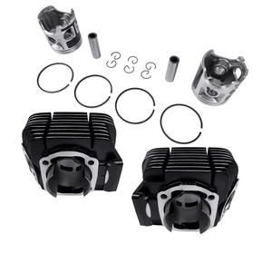 高性能 1973-1975 64mm ヤマハ RD350 2ストローク シリンダーピストン オートバイ シリンダーピストン ガスケットリングキット - Product Image 4