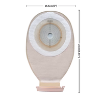 Sac de colostomie Zodelo, fournitures d'usine, certifié CE, monobloc, réutilisable, jetable, 15,5*25, respectueux de la peau, opaque, pour soins de stomie