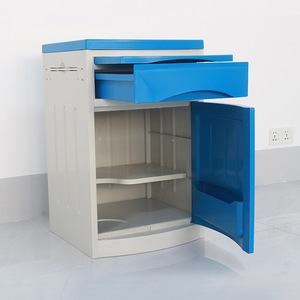 Kareway Medical Bedside Cabinet Blue ABS <b>Storage</b> <b>Unit</b> For Hospital And Nursing Home Use - Product Image 4