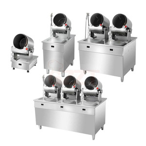 2025 Restaurant Gaz Cuisson <span class=keywords><strong>Robot</strong></span> Cuisinière <span class=keywords><strong>Chef</strong></span> Rotation Automatique Wok Cuisson Machine - Product Image 4