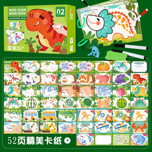 Buku Latihan Menulis untuk Balita, Buku Gambar yang Dapat Dihapus, Mainan Latihan Kontrol Pena - Product Image 4