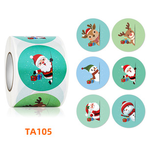 Rollo de Pegatinas Adhesivas de Vinilo Impermeables con Forma Personalizada para Embalaje de Regalos del Día de San Valentín y Decoración Artesanal - Venta al por Mayor - Product Image 4