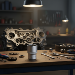 Fasano <b>Socket</b> Wrench 10mm <b>12</b> <b>Point</b> Chrome Vanadium Steel Auto Repair Tool - Product Image 3