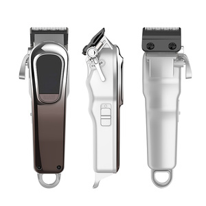 Cheveux électriques rechargeables USB Type-C pour <span class=keywords><strong>tondeuse</strong></span> avec grand affichage numérique Lame de <span class=keywords><strong>coupe</strong></span> de cheveux multi-usages en acier inoxydable - Product Image 3