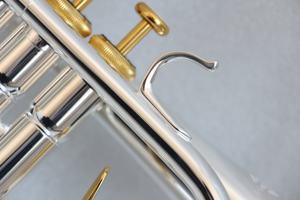 <span class=keywords><strong>Corneta</strong></span> <span class=keywords><strong>soprano</strong></span> Eb con cuerpo de Latón chapado en plata/oro Diapositivas de cuproníquel Accesorios OEM Otro cuerno - Product Image 6