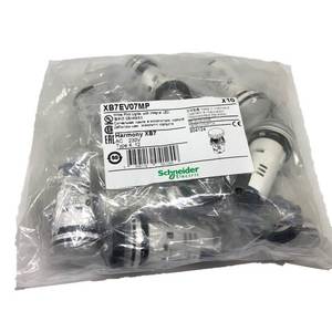 XB7EV07MP สวิตช์ปุ่มกดไฟแสดงสถานะ LED สำหรับการควบคุมทางอุตสาหกรรมสีดำ/เขียว/แดงประหยัดพลังงานประสิทธิภาพสูง - Product Image 6