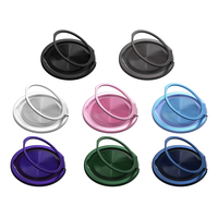 Support de téléphone magnétique compatible avec ruban adhésif 3M personnalisé avec logo, compatible avec la charge sans fil 360° ° Support rotatif en métal