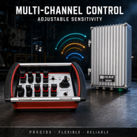 hydraulique joystick vanne directionnelle 4 leviers camion grue radio kits de télécommande intelligents