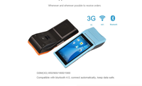 Tablette tactile sans fil de 5 pouces, Terminal de Point de vente Mobile, Machine portative Android 8.1, système de Point de vente, dent bleue