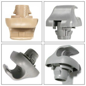 Clips de fixation pour pare-soleil Acura Honda 1,25 pouces, beige gris, ventouse PVC, pour pare-soleil de voiture - Product Image 2