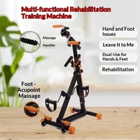 Mini stepper domestique en acier à double usage (mains et pieds) pour personnes âgées, avec vélo d'exercice pour l'entraînement des membres supérieurs, capacité nominale de 150 kg