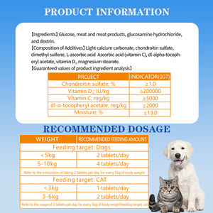 Tabletas de Lactoferrina y Calostro con Fórmula Personalizada para Reforzar la Inmunidad y Protección Contra Enfermedades en Perros y Gatos, Respuesta Inmunológica Mejorada - Product Image 6