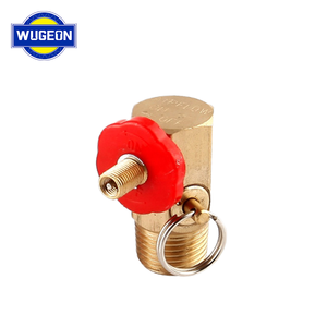 Wugeon 1/2NPT Válvula de flujo de aire de alivio de seguridad de latón Tipo de combinación para bomba de aire Energía neumática y medios de gas - Product Image 3
