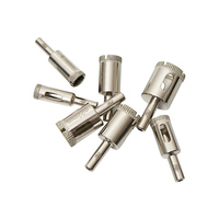 Jeu de 19 forets diamantés de 6-60 mm pour verre, carrelage, marbre et céramique