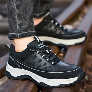 Chaussures de marche légères à semelle souple et solide, anti-choc, respirantes, pour hommes, style sport - Product Image 3