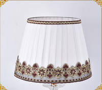 Lampe de table classique américaine en cristal, LED de luxe décorative pour bureau, hôtel, lecture